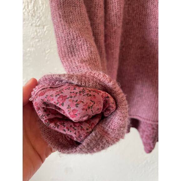 Catherine Lillywhite Mohair Boho Ditzy Floral Print Sweater Italy Cottagecore - Picture 5 of 7